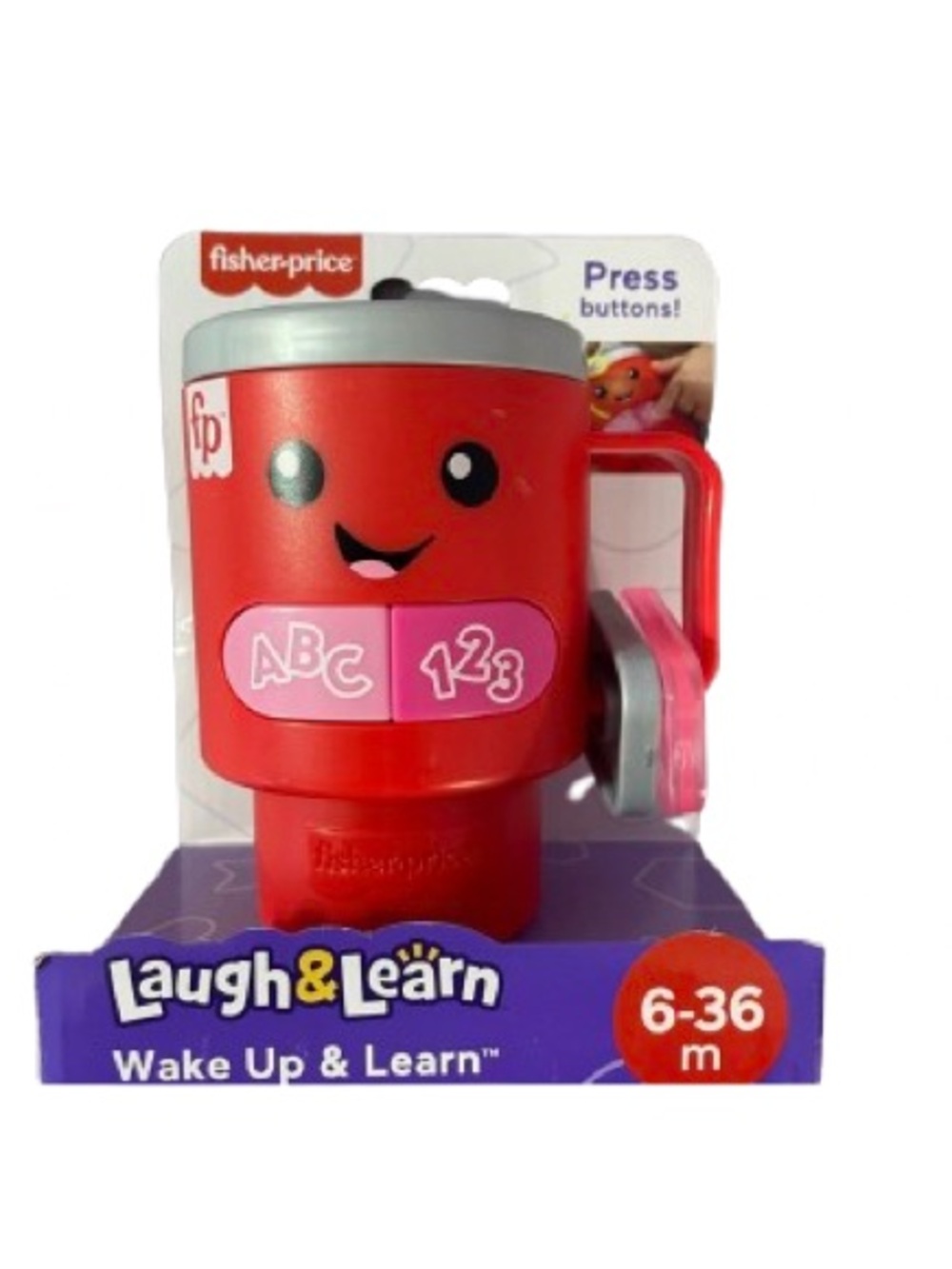 Fisher Price Laugh and Learn Toy Mug Ages 6-36 Months-NWT